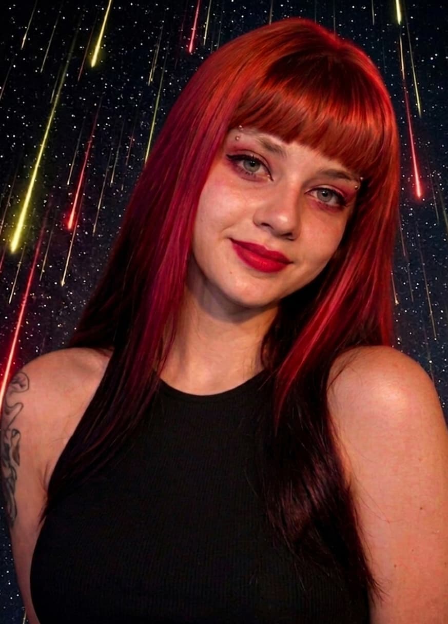 A heart on fire, a star in the centre.